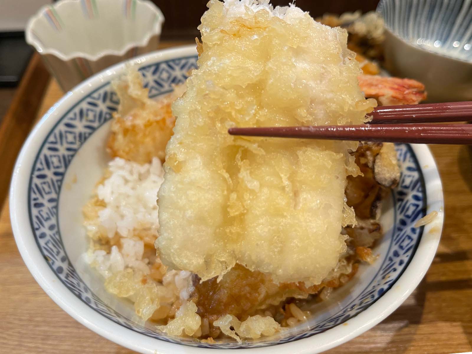 季節の野菜をメインにした野菜天丼専門店「関内農園」でランチしたよ！横浜・馬車道