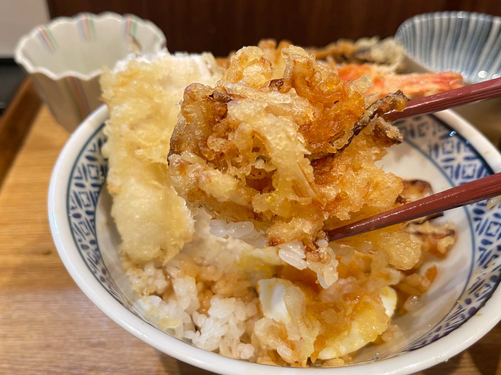 季節の野菜をメインにした野菜天丼専門店「関内農園」でランチしたよ！横浜・馬車道