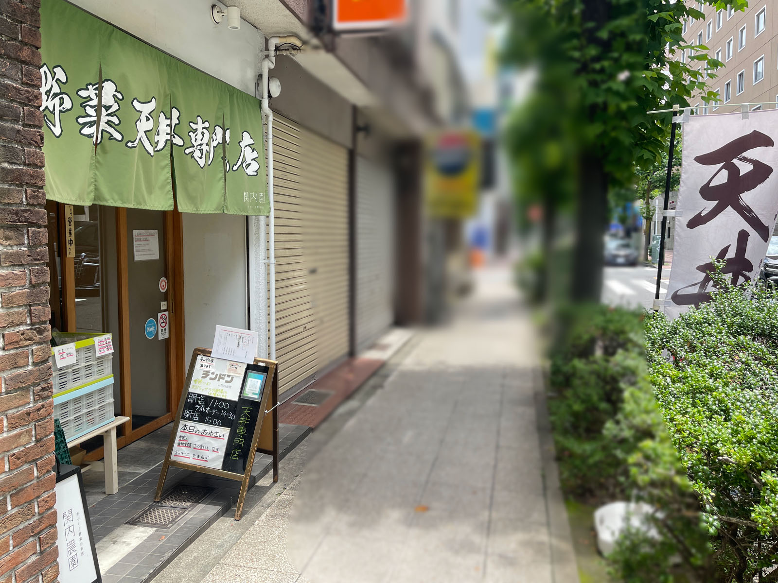 季節の野菜をメインにした野菜天丼専門店「関内農園」でランチしたよ！横浜・馬車道