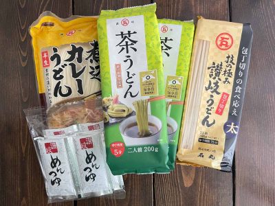 マブチモーター(6592)の株主優待で石丸製麺の茶うどん・煮込みカレーうどんなど「讃岐うどん詰合せ」がきた！