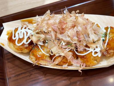 クリエイト・レストランツ・ホールディングス(3387)の優待券で、ごっつええ本舗のたこ焼き食べた！／横浜ワールドポーターズ