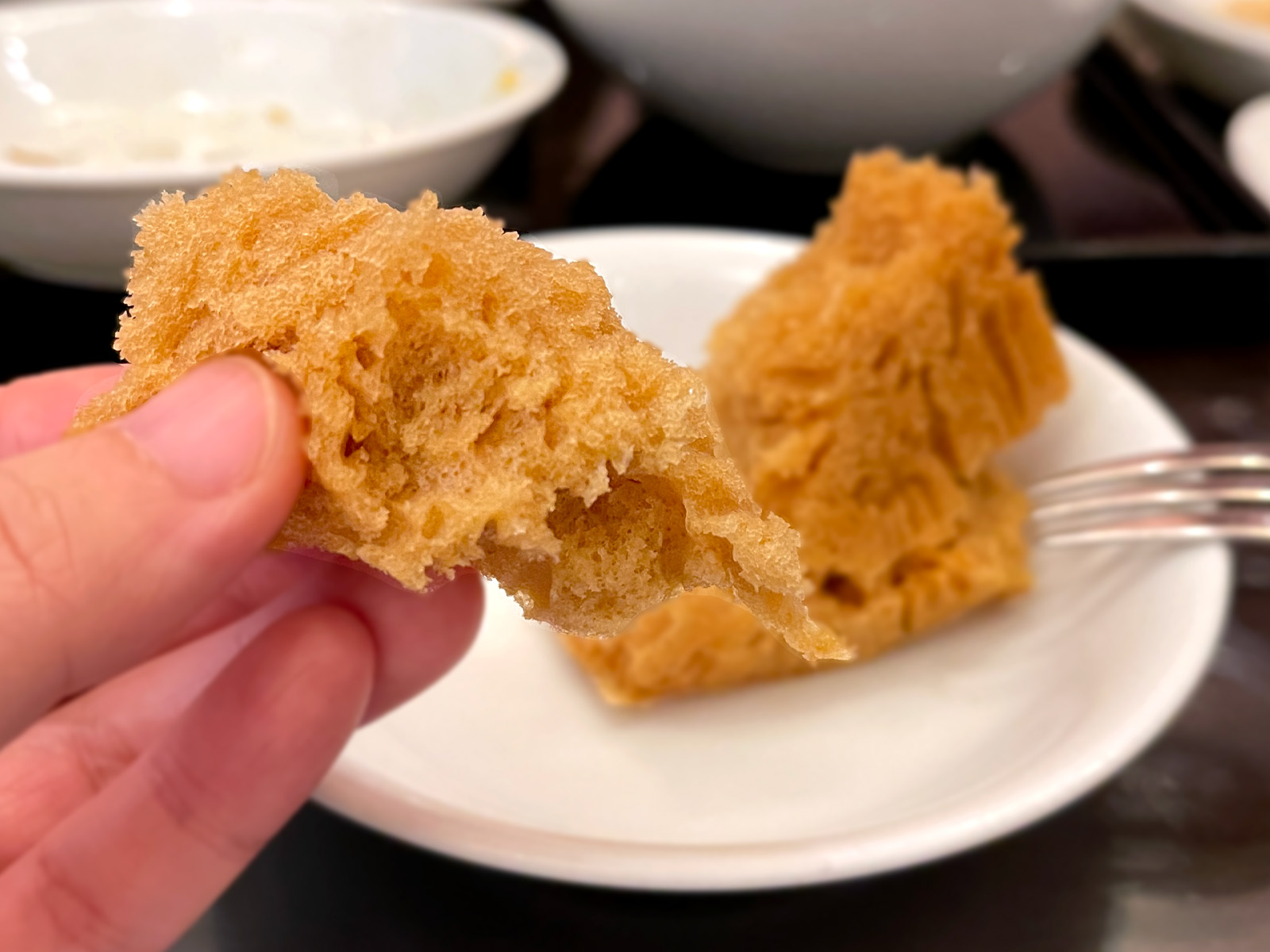 萬珍樓點心舗の朝食「白粥と彩り点心のセット」「黄ニラ焼きそば」「こぶた餃子」食べたよ／横浜中華街