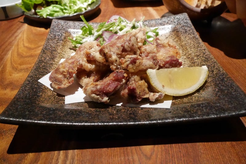 北の和食「なかなか」で塩水ウニとラム肉の唐揚げとイカゴロのルイベ食べたよ／札幌すすきの