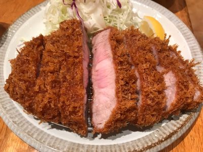 とんかつ檍(あおき)で肉厚な肩ロースかつとカレールー食べたよ／横浜・馬車道