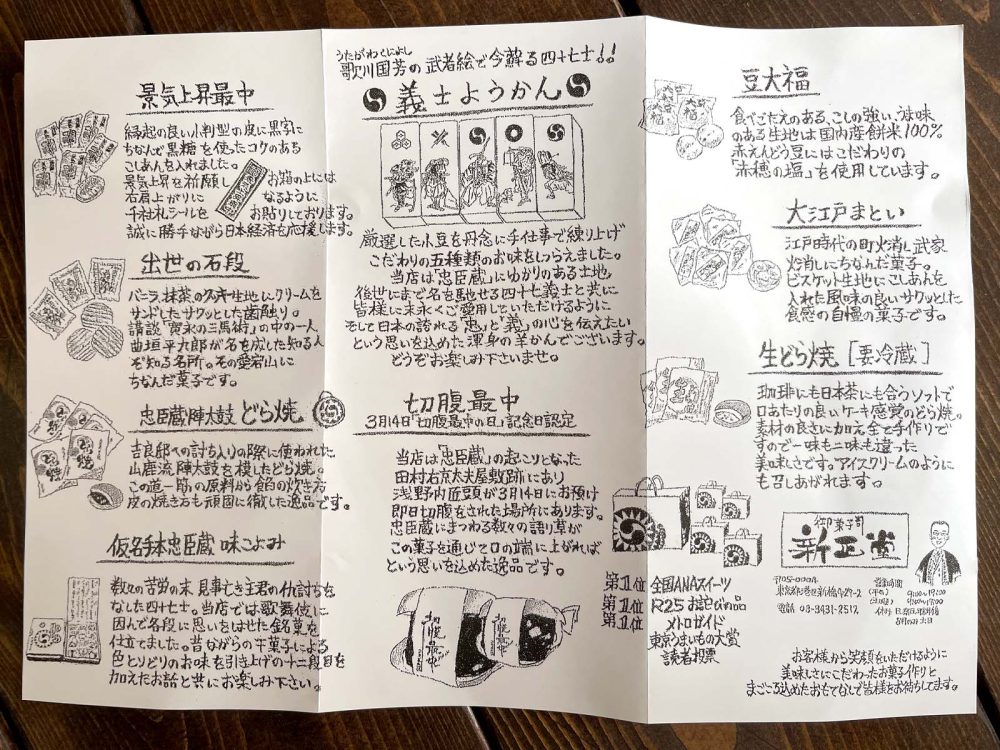 御菓子司 新正堂の「切腹最中」と生菓子「豆大福&栗大福」食べたよ！／東京・新橋