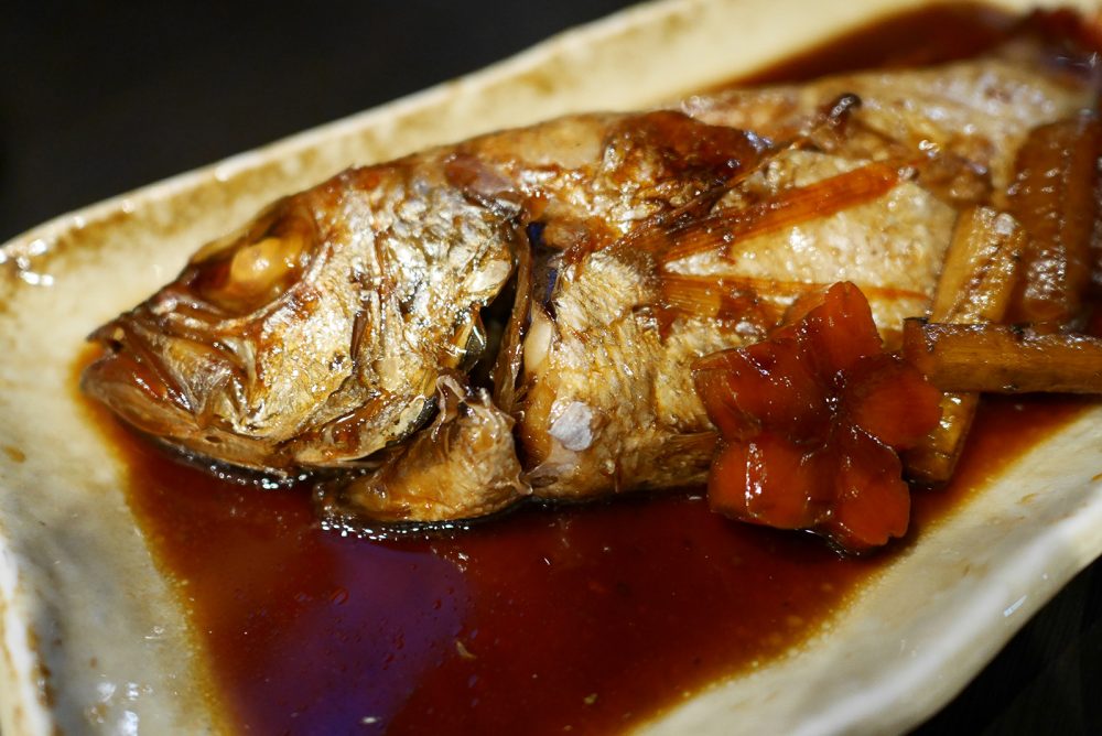 北陸天然地魚貝専門店「魚旬」でのど黒の刺身とがす海老の串焼き食べたよ／横浜伊勢佐木町