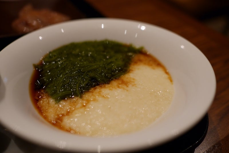 KIKI知床ナチュラルリゾートの朝食ビュッフェでイカ塩辛ととろろとめかぶ食べたよ／北海道知床