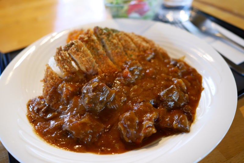 道の駅「風良里」のカフェレスト風良里で四万十米豚のカツカレー食べたよ／高知・南国市