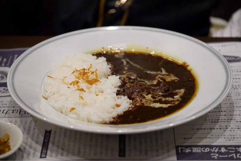 横須賀海軍カレー本舗で陸奥カレーと黒カレーとチキンカツカレー食べたよ／横須賀中央