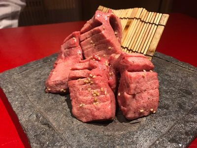 焼肉トラジで厚切り牛タン塩、特選厚切りハラミ、ダイヤモンドカットカルビ食べたよ／新横浜店