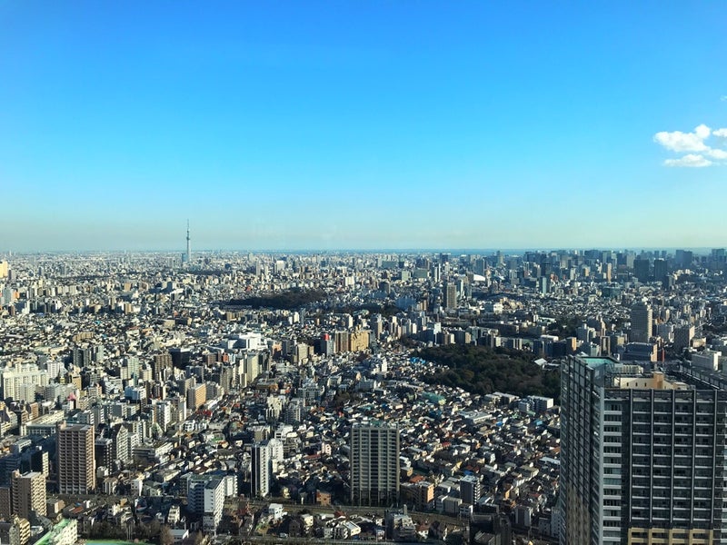 SKY CIRCUSサンシャイン60展望台から富士山に沈むサンセット夕日を眺めたよ／東京池袋