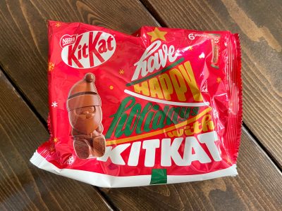 Nestle KitKat(キットカット)の期間限定「ホリデーサンタ」チョコレートを買ってみたよ！