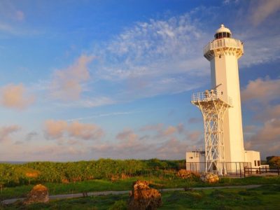 宮古島の最東端にある美しい岬「東平安名崎」で朝陽浴びたよ／宮古島