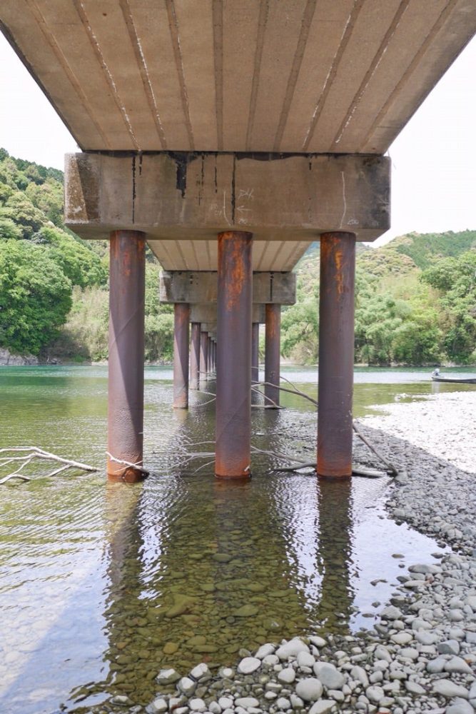 四万十川で沈下橋見たよ（上岡沈下橋・半家沈下橋・長生沈下橋・岩間沈下橋・勝間沈下橋）／高知県四万十市