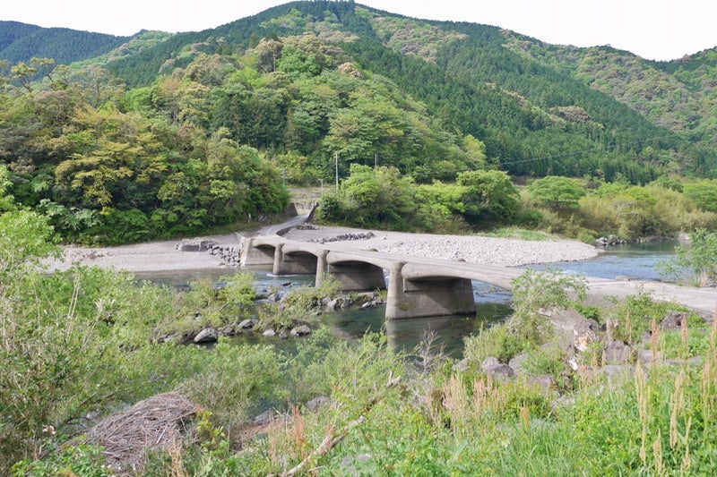 四万十川で沈下橋見たよ（上岡沈下橋・半家沈下橋・長生沈下橋・岩間沈下橋・勝間沈下橋）／高知県四万十市