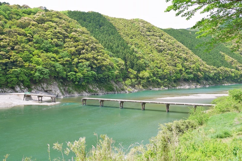 四万十川で沈下橋見たよ（上岡沈下橋・半家沈下橋・長生沈下橋・岩間沈下橋・勝間沈下橋）／高知県四万十市