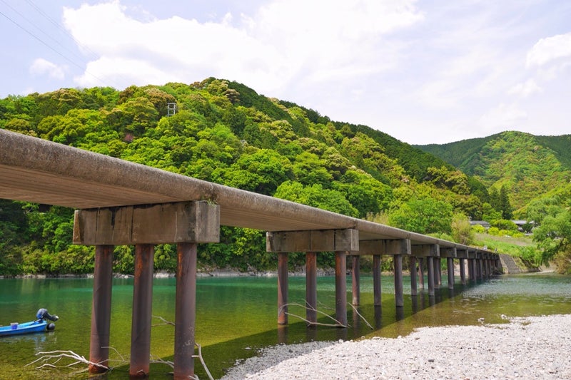 四万十川で沈下橋見たよ（上岡沈下橋・半家沈下橋・長生沈下橋・岩間沈下橋・勝間沈下橋）／高知県四万十市