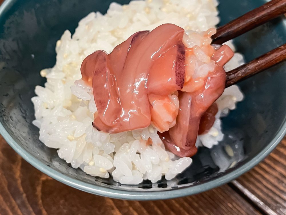 森町のいかめし屋「阿部商店」が作った"いか塩辛"(甘口)食べた！／北海道土産