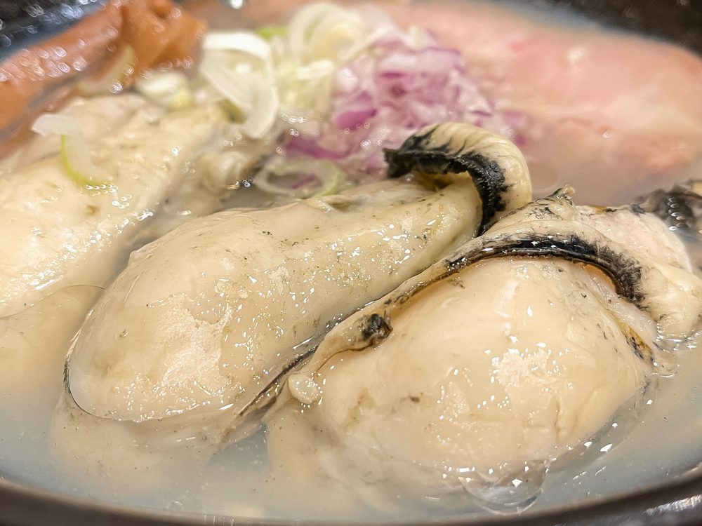 自家製麺・無化調らーめん「おおはし」で牡蠣塩ラーメン、昆布水つけ麺食べた！／横浜市中央卸売市場