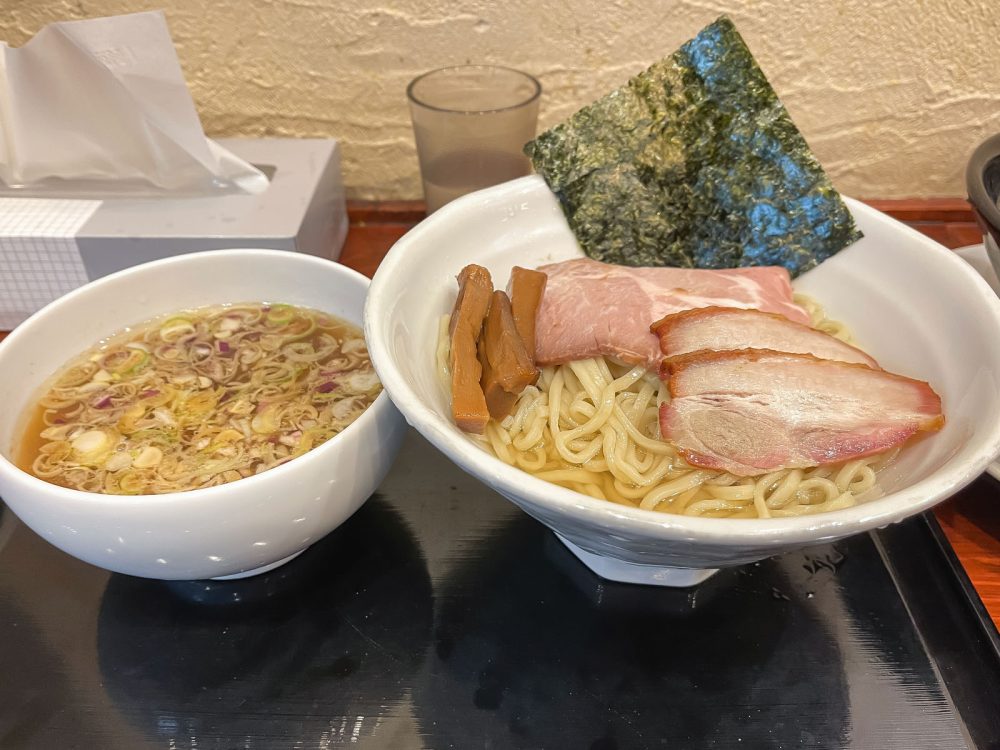 自家製麺・無化調らーめん「おおはし」で牡蠣塩ラーメン、昆布水つけ麺食べた！／横浜市中央卸売市場