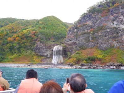 世界自然遺産「知床クルーズ」でカムイワッカの滝と野生のヒグマ見たよ／北海道知床