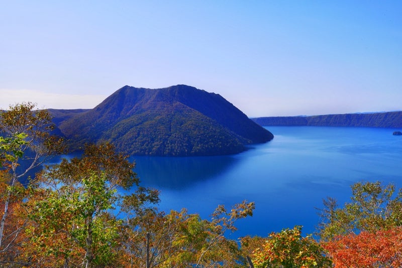 裏摩周湖展望台から川湯温泉近くの硫黄山（アトサヌプリ）までドライブしたよ／北海道弟子屈町