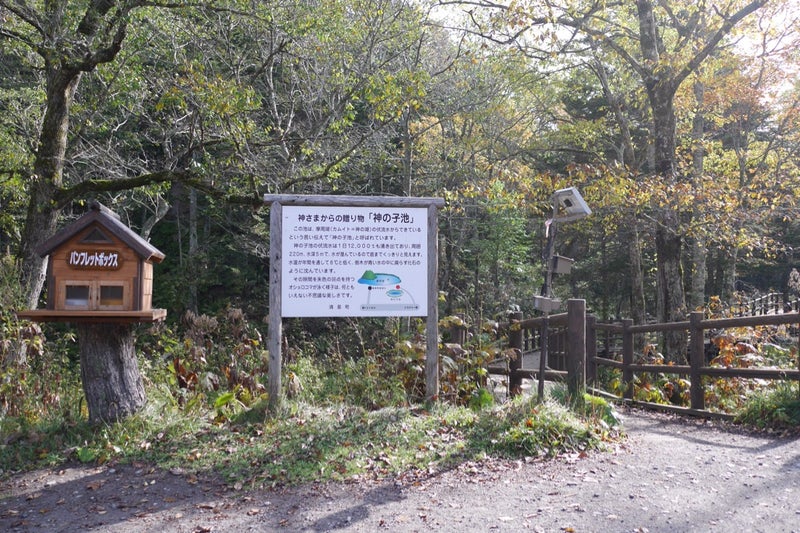 摩周湖の伏流水からできているという言い伝えのある池「神の子池」／北海道清里町