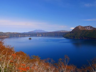 裏摩周湖展望台から川湯温泉近くの硫黄山（アトサヌプリ）までドライブしたよ／北海道弟子屈町