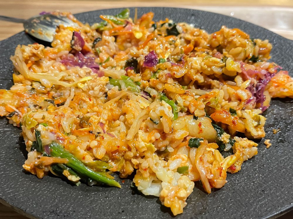 クリレスHD(3387) 株主優待で韓国料理「シクタン」の鉄板焼き明太チーズビビンパ食べた！／CIAL横浜