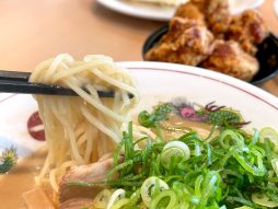 「天下一品」でこってりラーメン、チャーハン、唐揚げ、餃子、こってり杏仁豆腐を食べたよ！